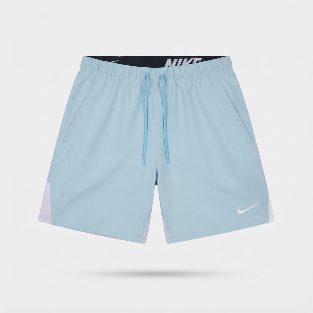 SHORT NIKE AZUL CLARO